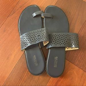 Michael Kors August laser cut sandals, size 7